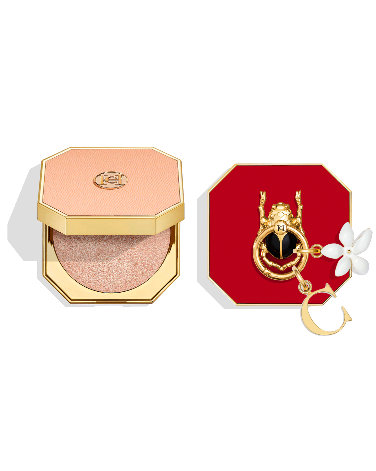 Carolina Herrera Peach Nude Couture Highlighter In 01 Champagne - Image 5