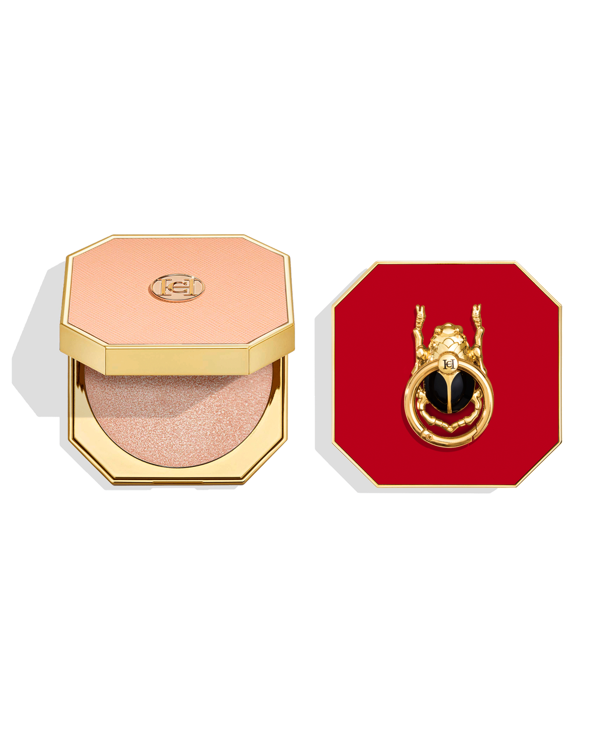 Carolina Herrera Peach Nude Couture Highlighter In 01 Champagne - Image 4